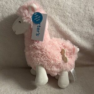 Carter's Pink Plush Llama Toy with Musical Wind-Up